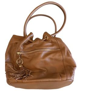 Michael Kors leather satchel bag